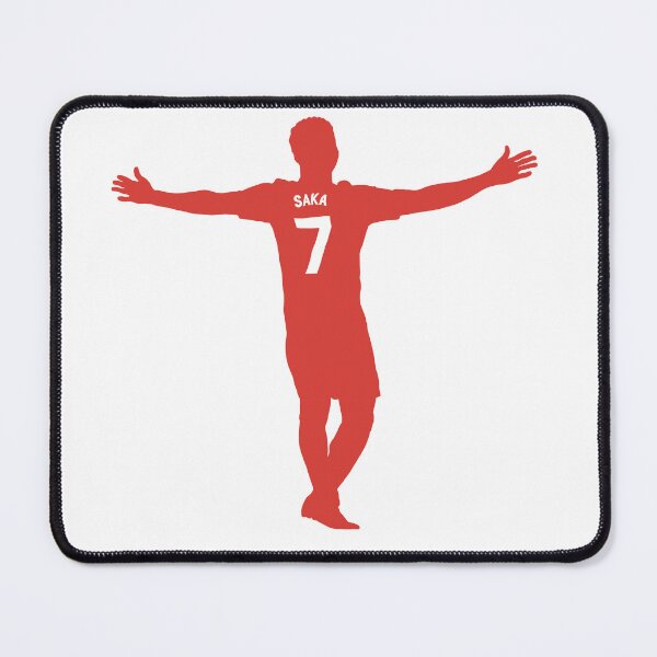 Item preview, Bukayo Saka Silhouette Illustration designed and sold by samanthagarrett.