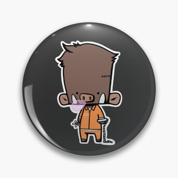 Item preview, Prisoner Orange Jumpsuit Flower Bubblegum Handcuff Wild Boar designed and sold by Boooar Original.