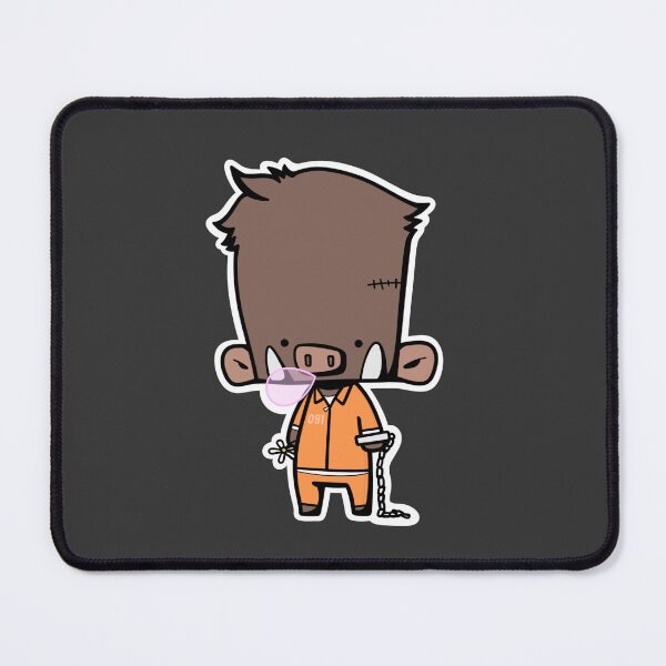 Item preview, Prisoner Orange Jumpsuit Flower Bubblegum Handcuff Wild Boar designed and sold by Boooar Original.