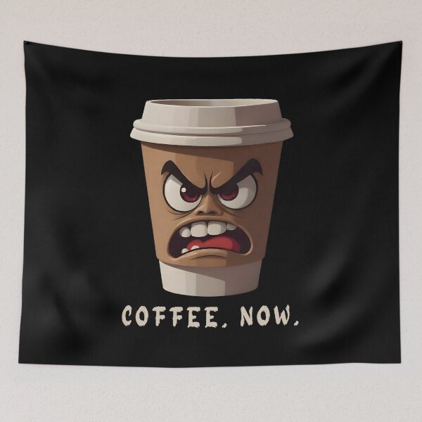 Item preview, COFFEE. NOW. designed and sold by Mannaz Creative Shop.