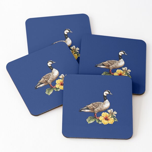 Item preview, Hawaiian Goose With Yellow Hibiscus Flower designed and sold by taiche.