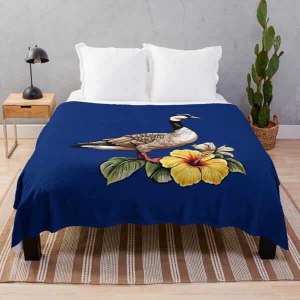 Item preview, Hawaiian Goose With Yellow Hibiscus Flower designed and sold by taiche.