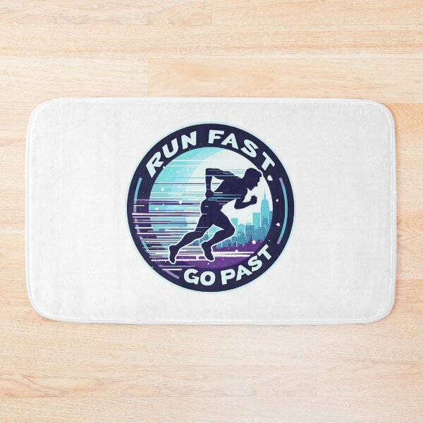 Item preview, Run Fast, Go Past – Urban Speed Runner Design designed and sold by Triathlongram.