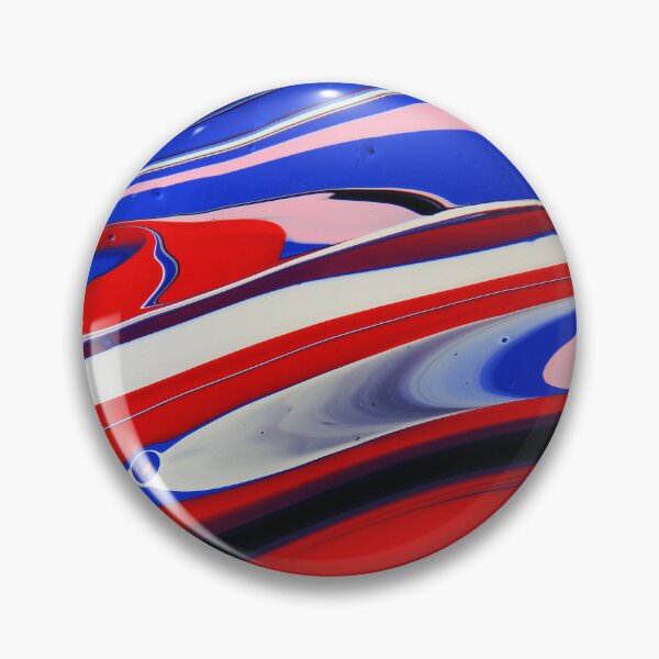 Item preview, Blue Red Liquid Futuristic Abstract designed and sold by coconova.