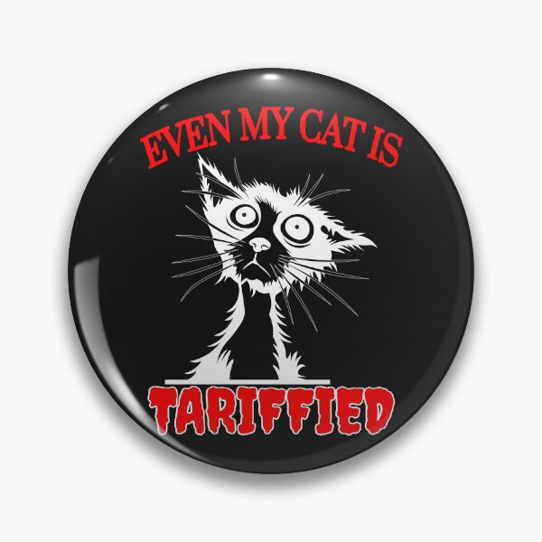 Item preview, Even my cat is Tariffied  meme funny political 2025 designed and sold by erozzz.