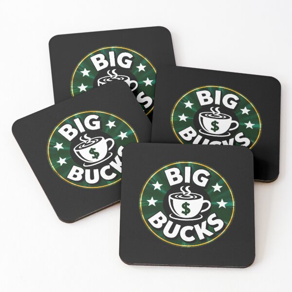 Item preview, Big Bucks Coffee Logo designed and sold by SteezeeStore.