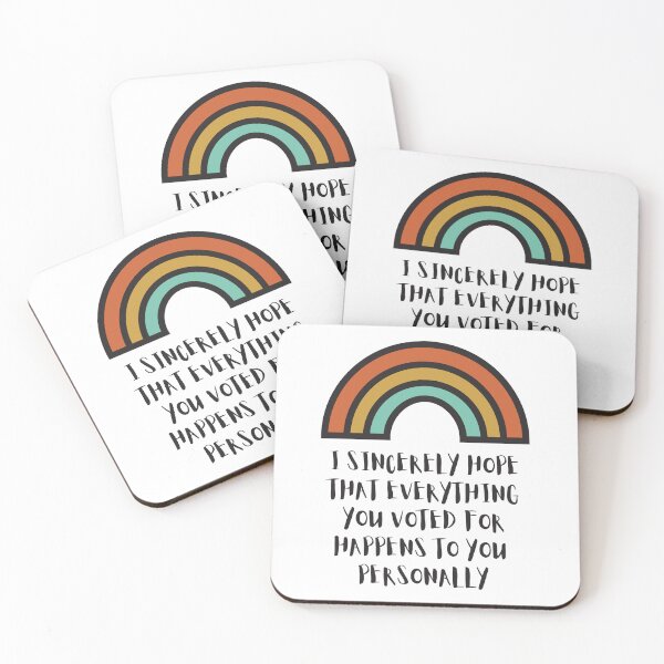 Item preview, Voting Karma Vintage Rainbow Black Text designed and sold by Öhmlaut Sound, Music & Graphics.