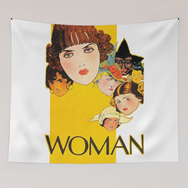Item preview, Woman, vintage film poster. Remastered. designed and sold by Shoot-The-Moon.