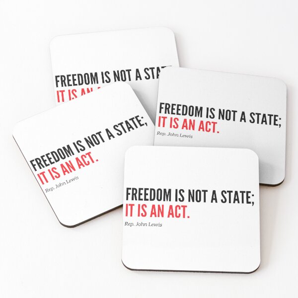 Item preview, Freedom is not a state, it is an act designed and sold by Libbi Adams.