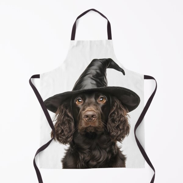 Item preview, Boykin Spaniel Dog Wearing Halloween Witch Hat designed and sold by LazyOwlStore.