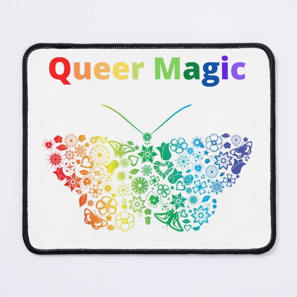 Item preview, Queer Magic Rainbow Butterfly Pride designed and sold by Infuriating.