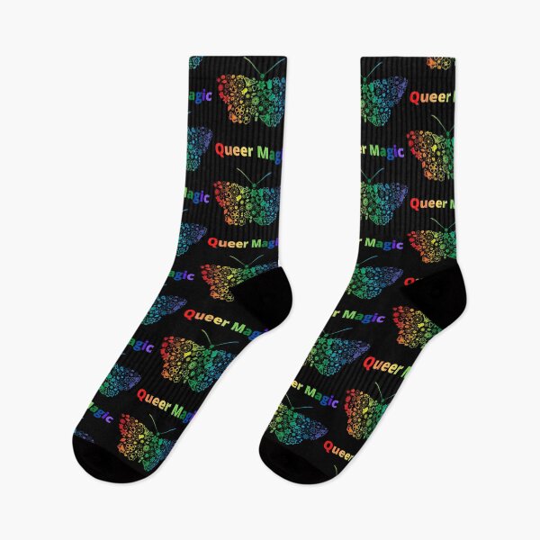 Item preview, Queer Magic Rainbow Butterfly Pride designed and sold by Infuriating.
