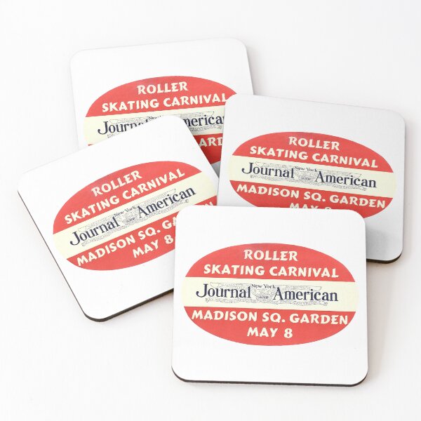 Item preview, Roller Skating Carnival New York City New York Roller Skating Rink Sticker Decal Label designed and sold by tislord.