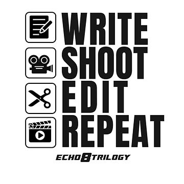 Artwork thumbnail, Write, Shoot, Edit, Repeat: Echo 8 Trilogy by Maria Tran