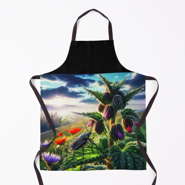 Item preview, bug on a dead-nettle on a countryside road flied meadow designed and sold by EmeraldeaArt.