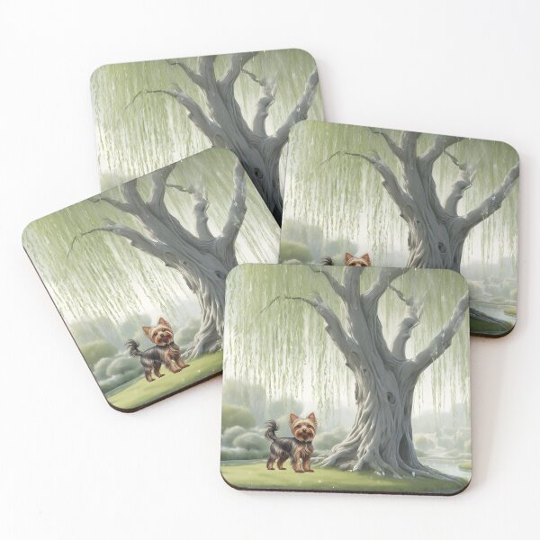 Item preview, Yorkie Under A Willow Tree designed and sold by NikkiBear67.