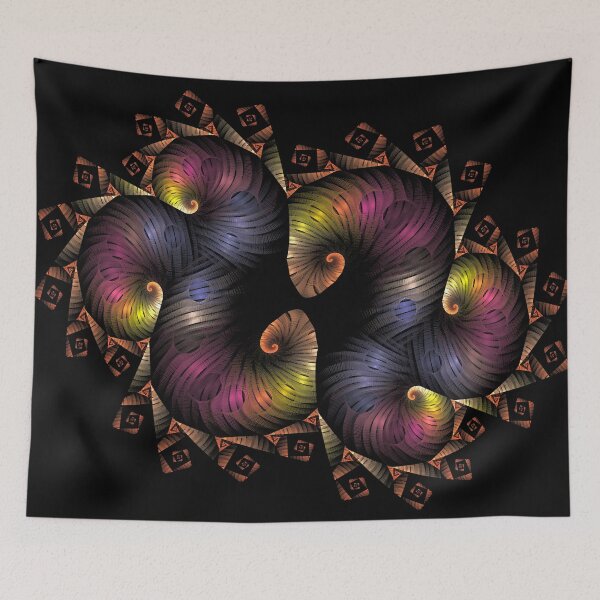 Item preview, Chromatic Coils: A Spiraling Symphony designed and sold by bloorose.