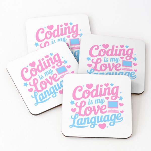 Item preview, Coding Is My Love Language! Pink Coding designed and sold by PMCreative.