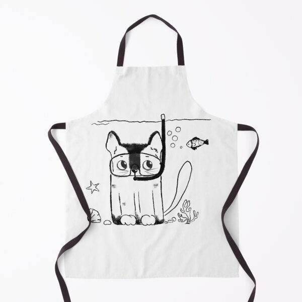 Item preview, Funny cat diving designed and sold by Aleksse.