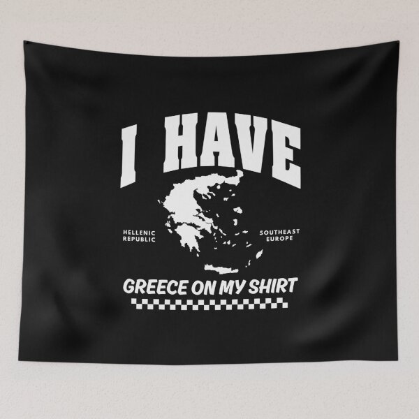 Item preview, Greece Map shirt designed and sold by Peerless-Prime.