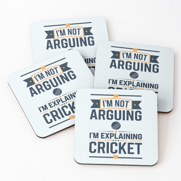 Item preview, I’m Not Arguing, I’m Explaining Cricket – Funny Cricket Fan Design designed and sold by Jollys-ArtShop.
