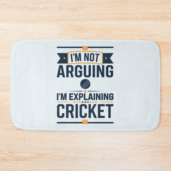 Item preview, I’m Not Arguing, I’m Explaining Cricket – Funny Cricket Fan Design designed and sold by Jollys-ArtShop.