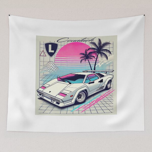 Item preview, White Countach  designed and sold by TheArtOfCar.