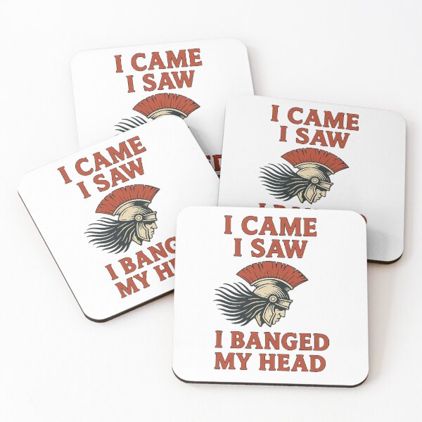 Item preview, I Came I Saw I Banged My Head – Funny Metalhead  designed and sold by The Junto Shop.