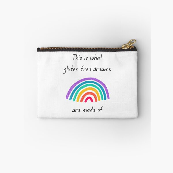 Item preview, De esto están hechos los sueños sin gluten: un diseño de arcoíris colorido para celíacos y personas sin gluten. designed and sold by My Gluten Free Life UK.
