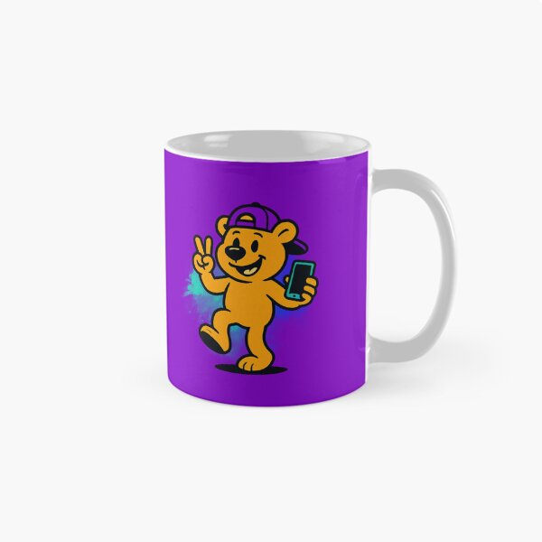 Item preview, Friendly Alpha Bear for kid/Child. Peace and love. designed and sold by Lunaria Arts.