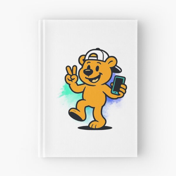 Item preview, Friendly Alpha Bear for kid/Child. Peace and love. designed and sold by Lunaria Arts.