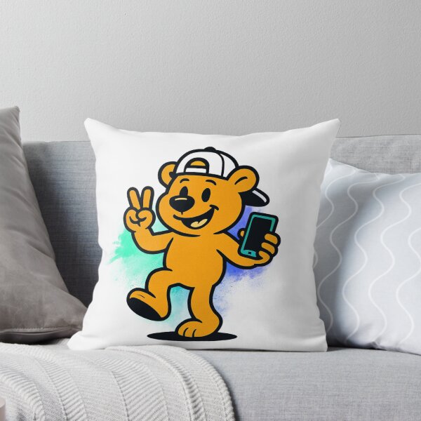 Item preview, Friendly Alpha Bear for kid/Child. Peace and love. designed and sold by Lunaria Arts.