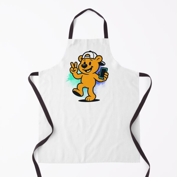 Item preview, Friendly Alpha Bear for kid/Child. Peace and love. designed and sold by Lunaria Arts.