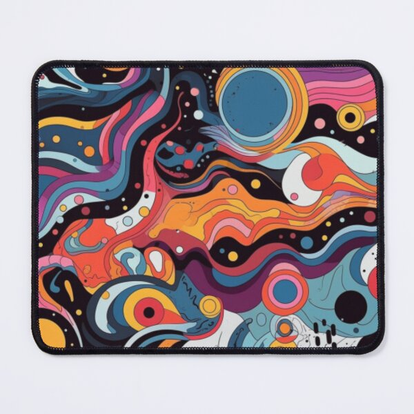 Item preview, Abstract Art - Galatic Groove: Psychedelic Space Flow designed and sold by ScribbleLoft.