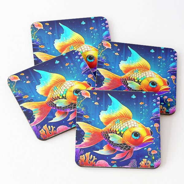 Item preview, Rainbow Ocean Reef Fish Design designed and sold by Health And Fitness Posts e-Store.