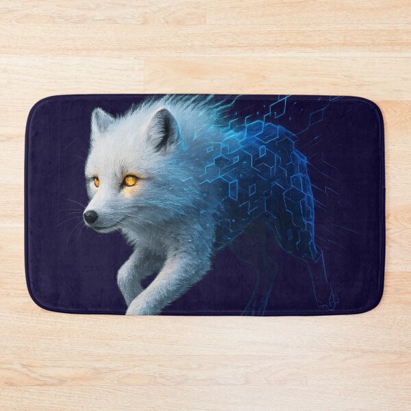 Item preview, Winter fox. Futuristic animal design. designed and sold by Shoot-The-Moon.