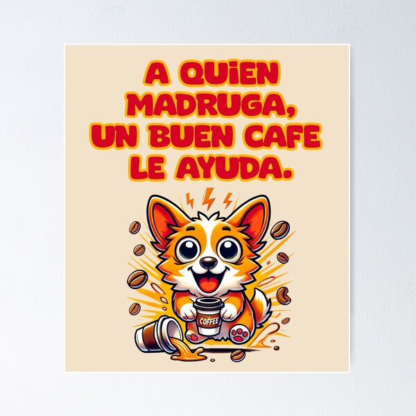 Item preview, A GOOD COFFEE HELPS EARLY BIRDS. designed and sold by La Loca.