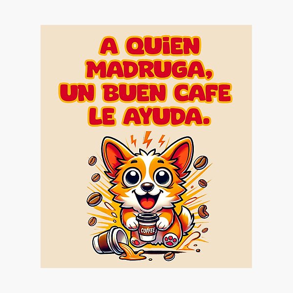 Item preview, A GOOD COFFEE HELPS EARLY BIRDS. designed and sold by La Loca.