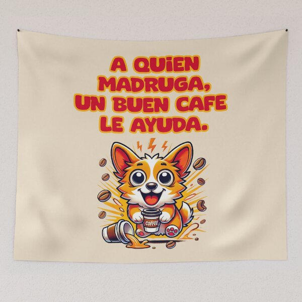Item preview, A GOOD COFFEE HELPS EARLY BIRDS. designed and sold by La Loca.