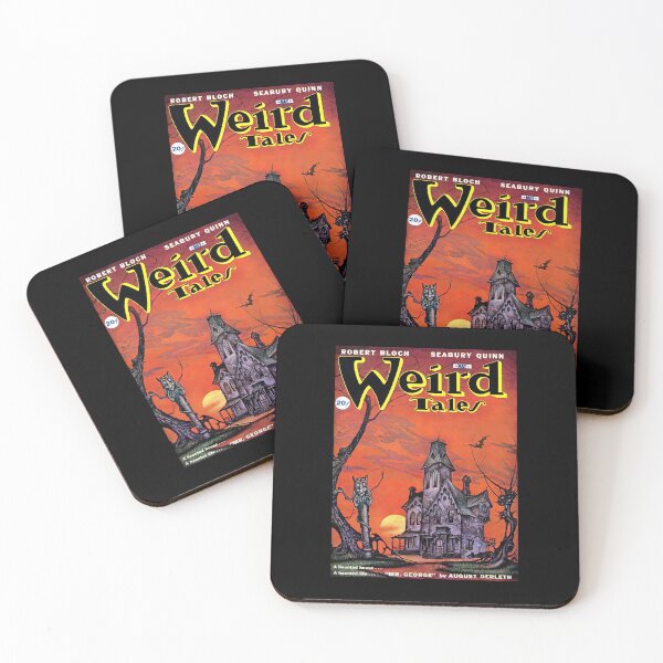 Item preview, Vintage Weird Tales Magazine Haunted house designed and sold by TeeARTHY.