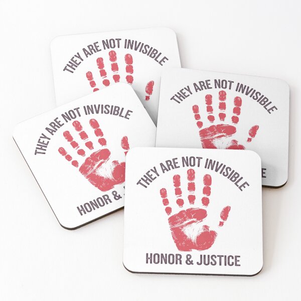 Item preview, They Are Not Invisible Honor & Justice Red Hand designed and sold by Taans-Creation.