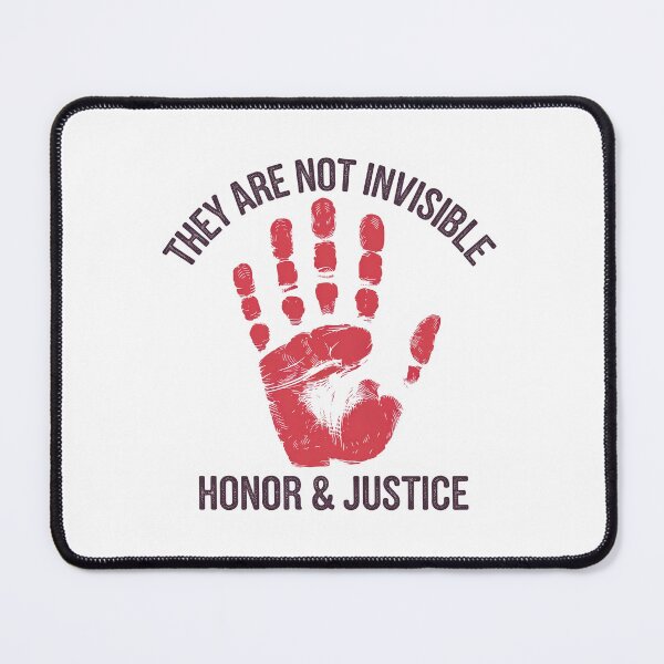 Item preview, They Are Not Invisible Honor & Justice Red Hand designed and sold by Taans-Creation.