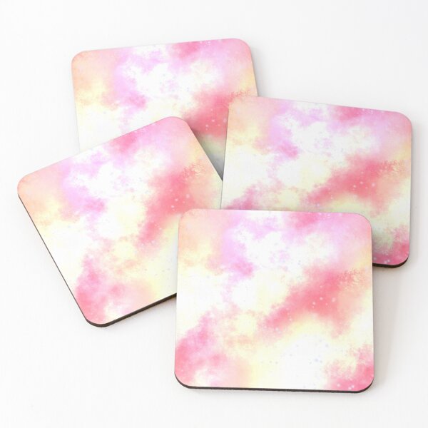 Item preview, Bright Peach Sorbet Ethereal Dreamy Cosmos Space Pattern designed and sold by Valerie Englehart.