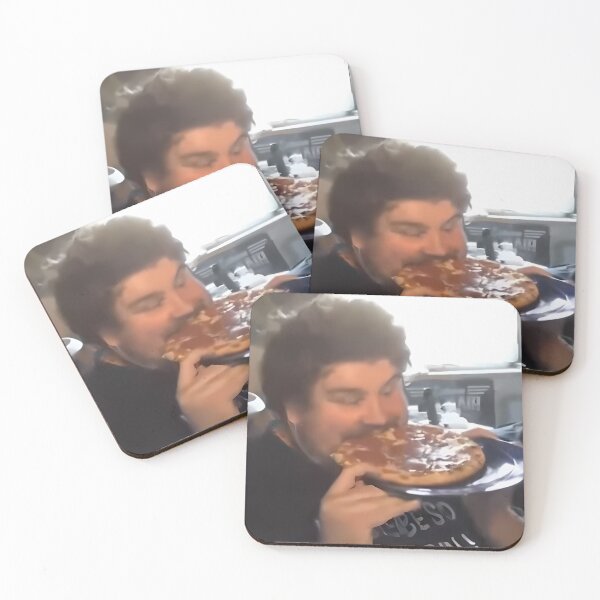 Item preview, Drachenlord Poster - Eating Pizza for Meddler | Upscaled, high-quality poster designed and sold by Klonter77.