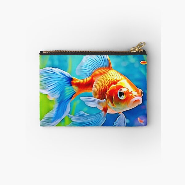 Item preview, Colorful Tank Goldfish Design designed and sold by Health And Fitness Posts e-Store.