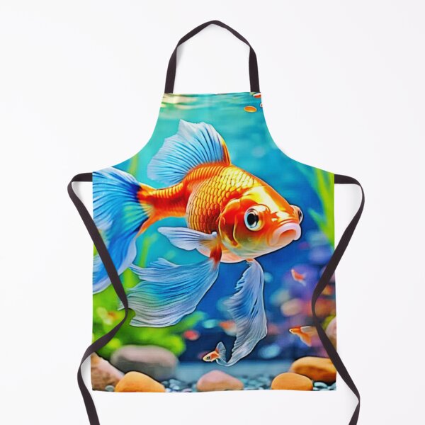 Item preview, Colorful Tank Goldfish Design designed and sold by Health And Fitness Posts e-Store.