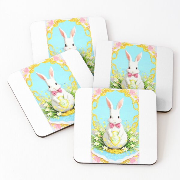 Item preview, Bunny Easter Floral - Spring Art designed and sold by Earth Nature Creations.