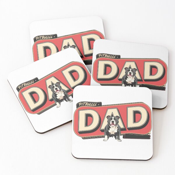 Item preview, Pitbull dad Vintage Retro designed and sold by hemp3x.