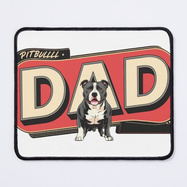 Item preview, Pitbull dad Vintage Retro designed and sold by hemp3x.