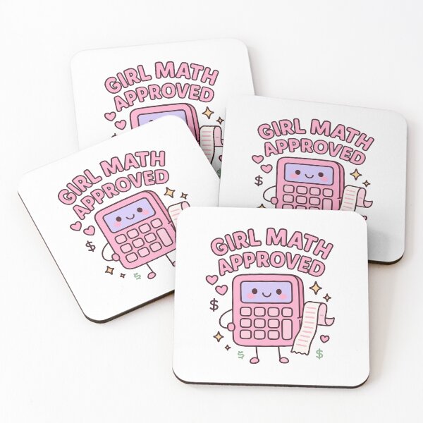 Item preview, Girl Math Approved – Cute Pink Calculator Aesthetic Design. designed and sold by Radgraphic.